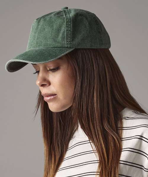 Relaxed 5-panel vintage cap