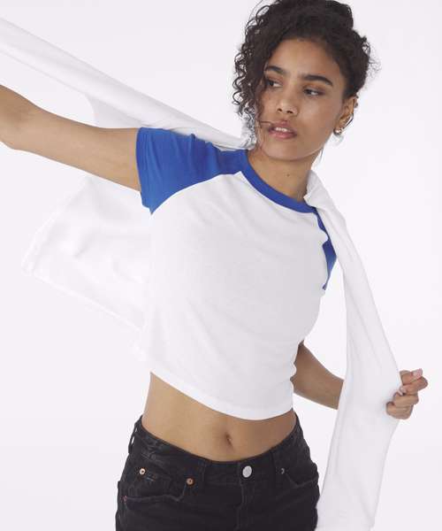 Women’s micro rib raglan baby t-shirt