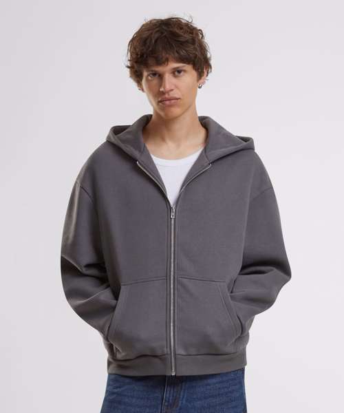 Fluffy zip hoodie
