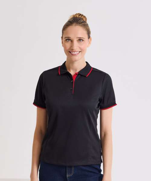 Women's contrast Coolchecker® polo