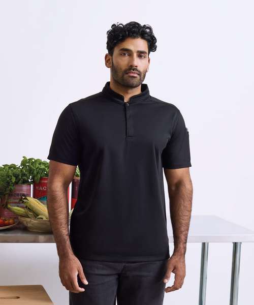 Essential Coolchecker® short sleeve chef’s shirt