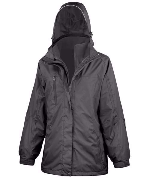 Women's 3-in-1 journey jacket with softshell inner