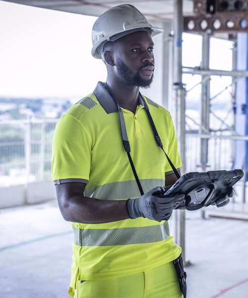 Hi-vis pro comfort polycotton polo