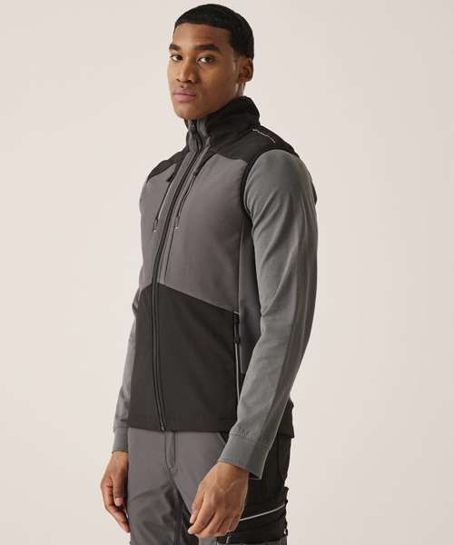 4-Tex stretch 3-layer softshell bodywarmer
