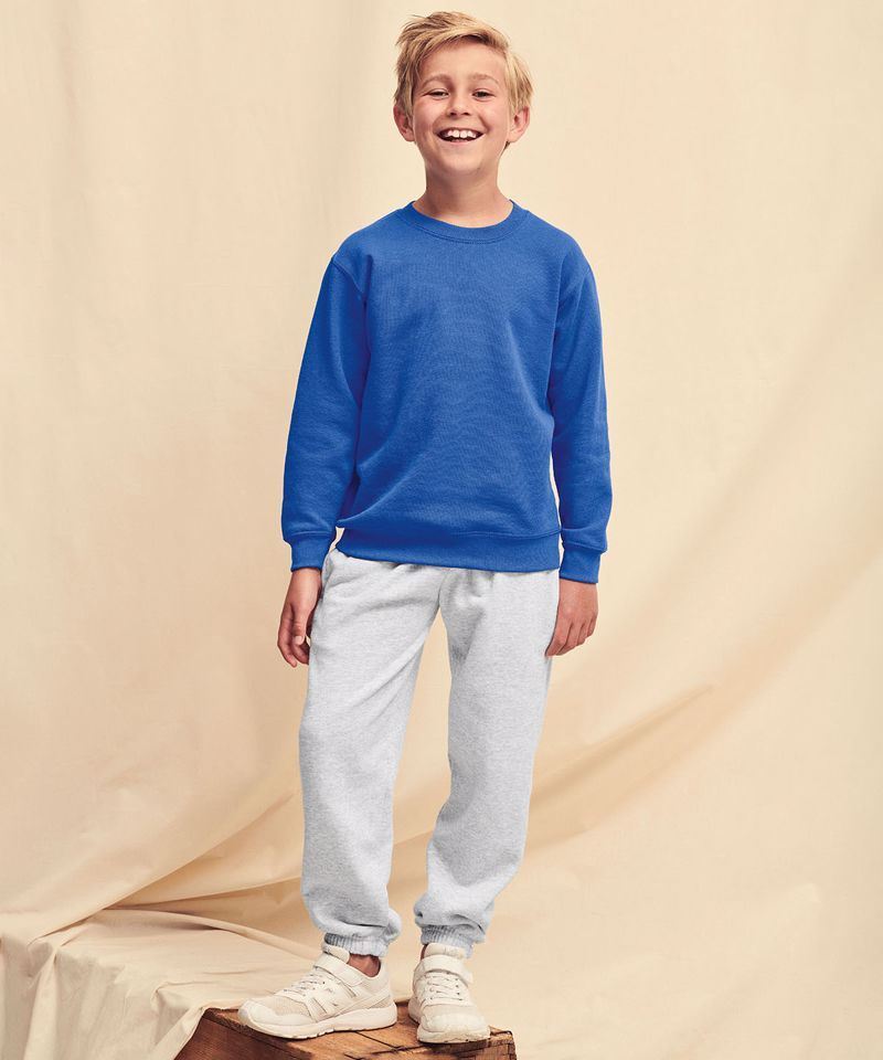 Kids classic elasticated cuff jog pants | SS323 | Blueprint Leisure Ltd