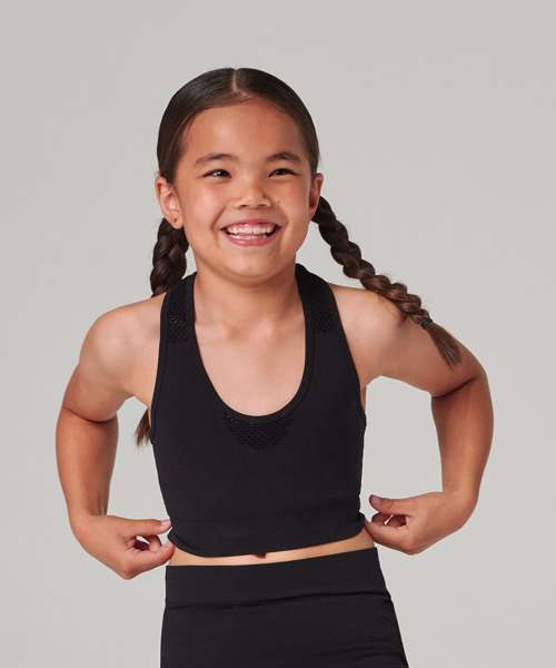 Kids seamless crop top